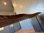 Oregon Walnut & Black Epoxy Live Edge Desk