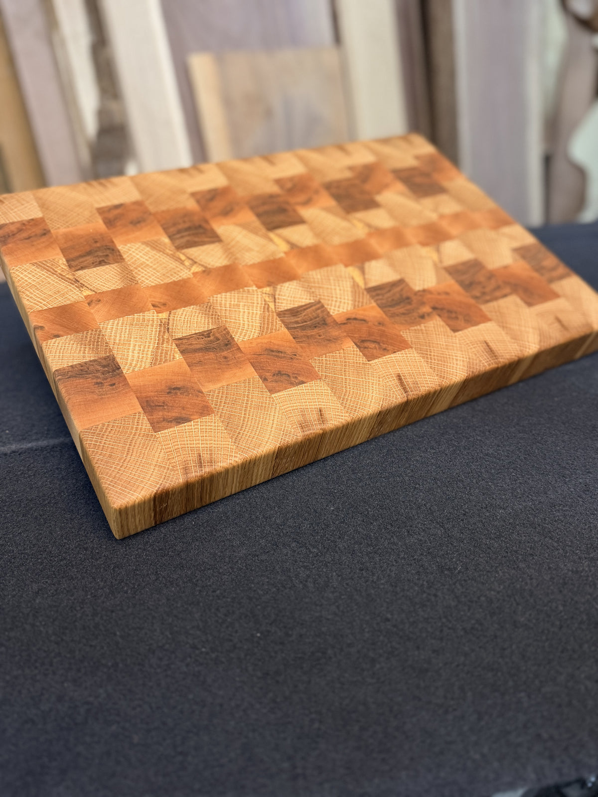 White Oak & Cherry Cutting Board
