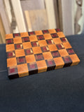 White Oak, Walnut & Purple Heart Cutting Board