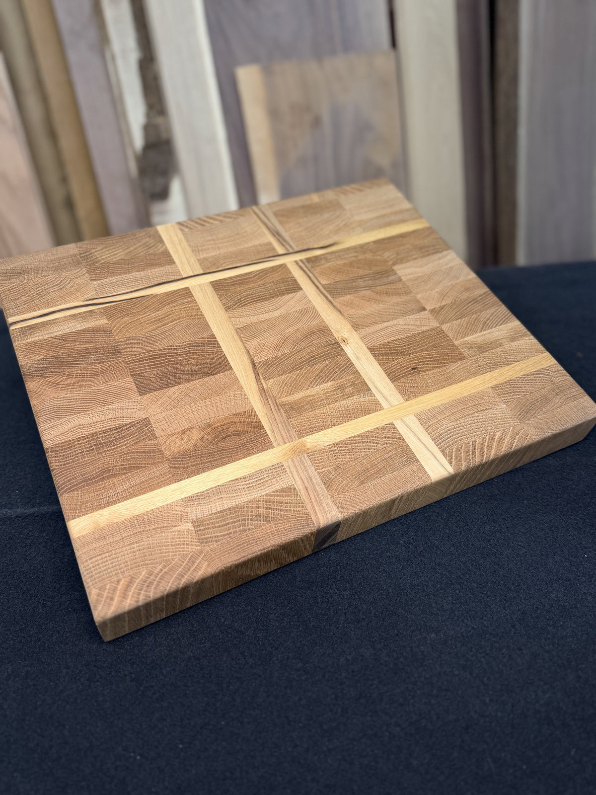 White Oak & Walnut Cutting Board