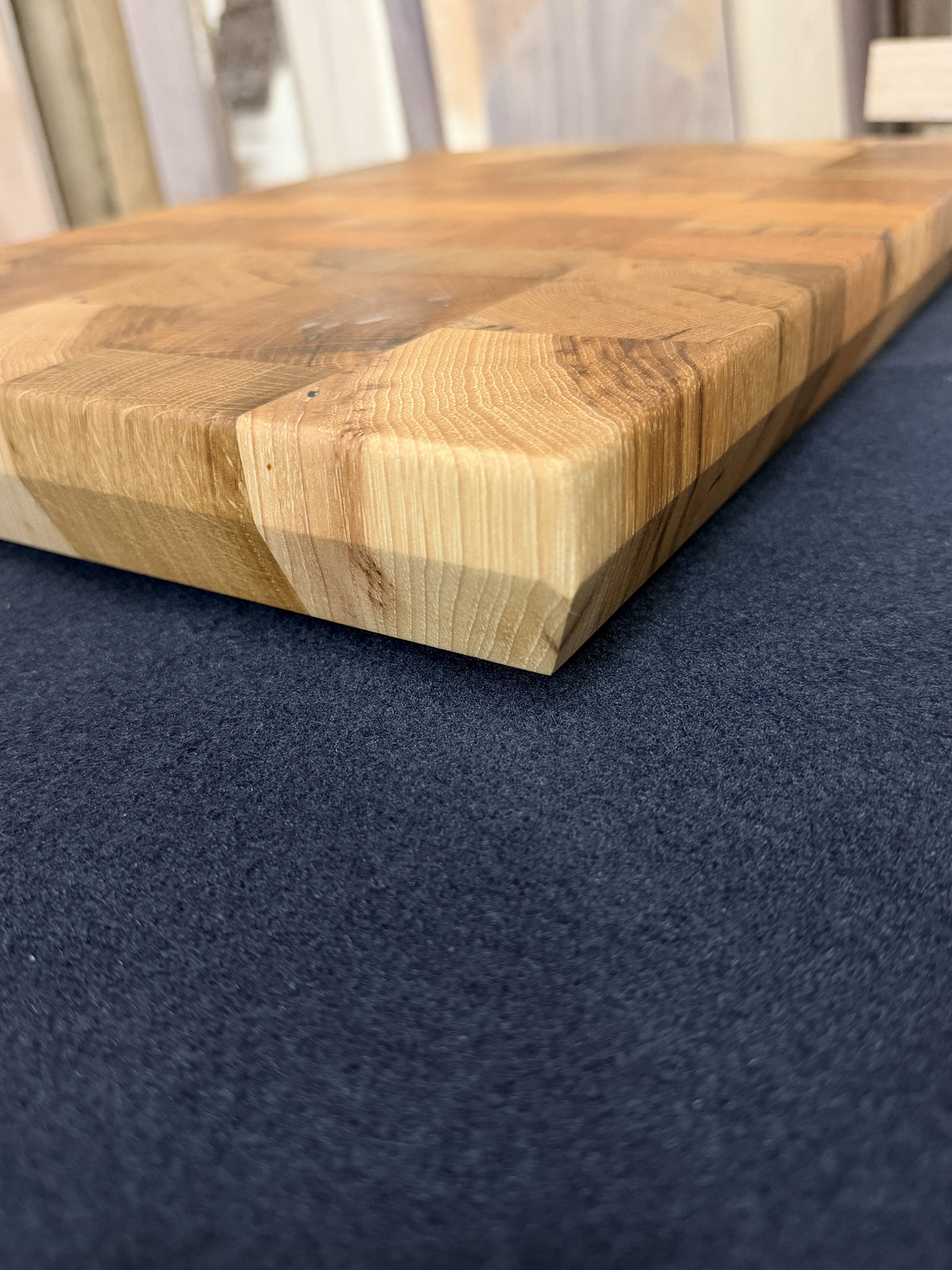 White Oak, Hickory & Red Oak Pink Resin Board