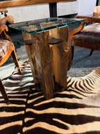 The Timber & Glass Architectural Side Table